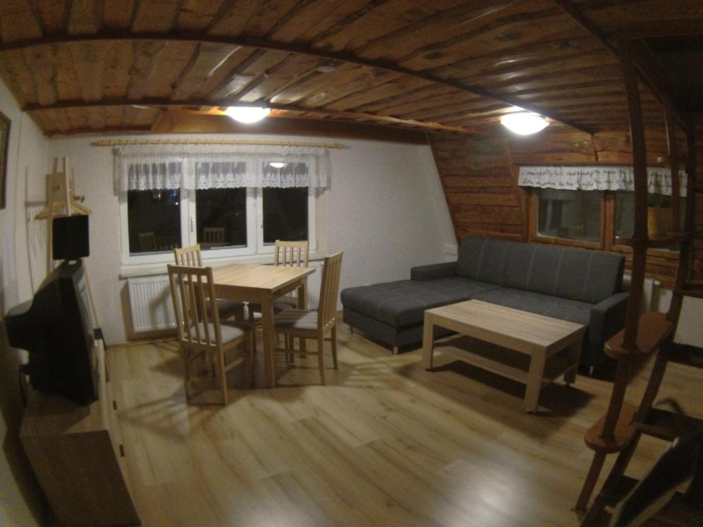 Posezení v ubytování Ubytování U Vořechovských