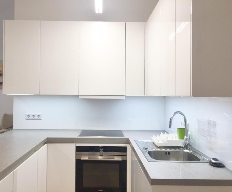 Una cocina o cocineta en Homestay Sisi