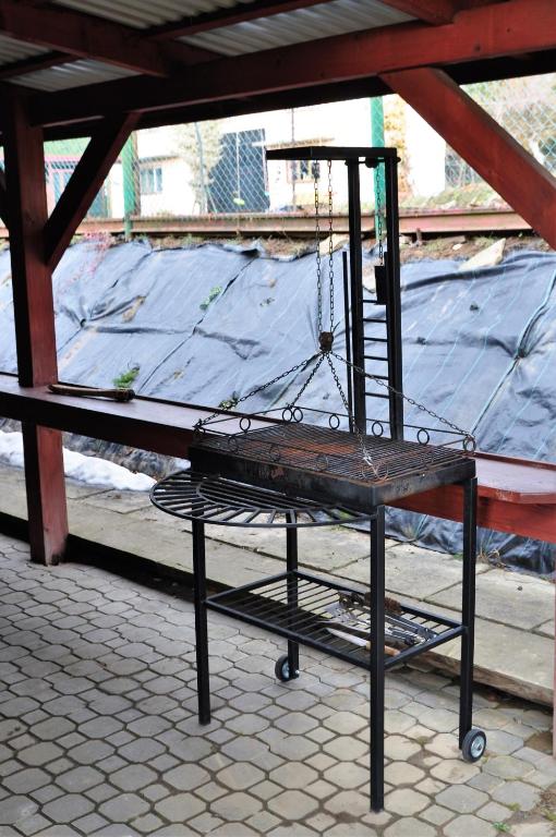 Balkón nebo terasa v ubytování u bażanta