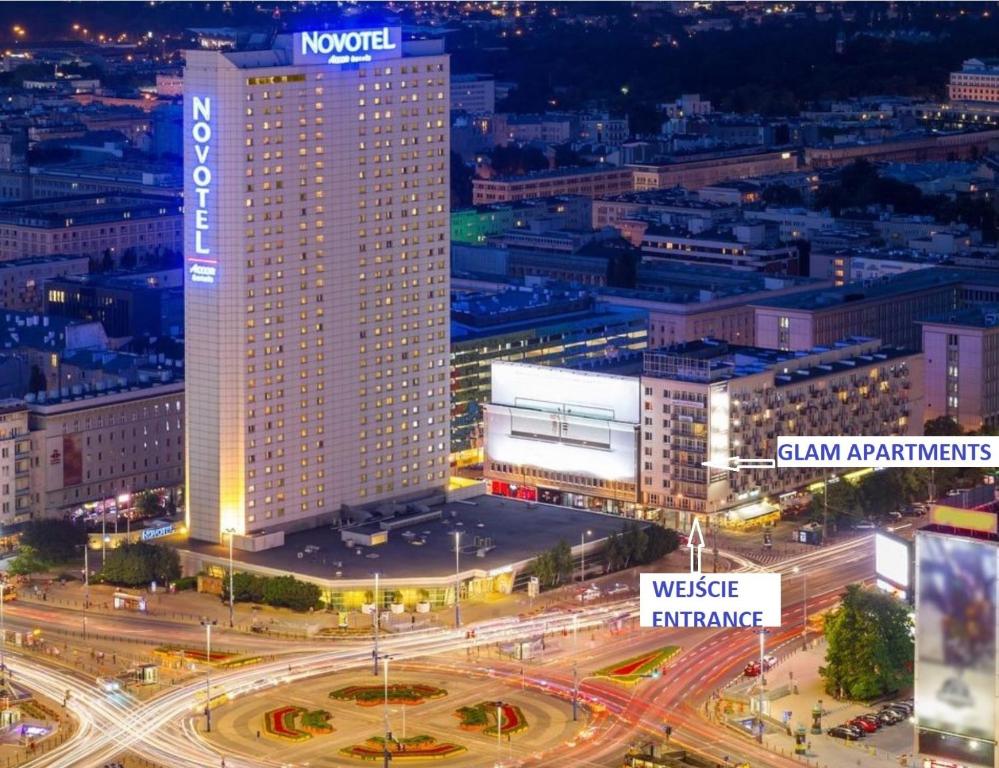 Výhľad na mesto Varšava alebo výhľad na mesto priamo z apartmánu