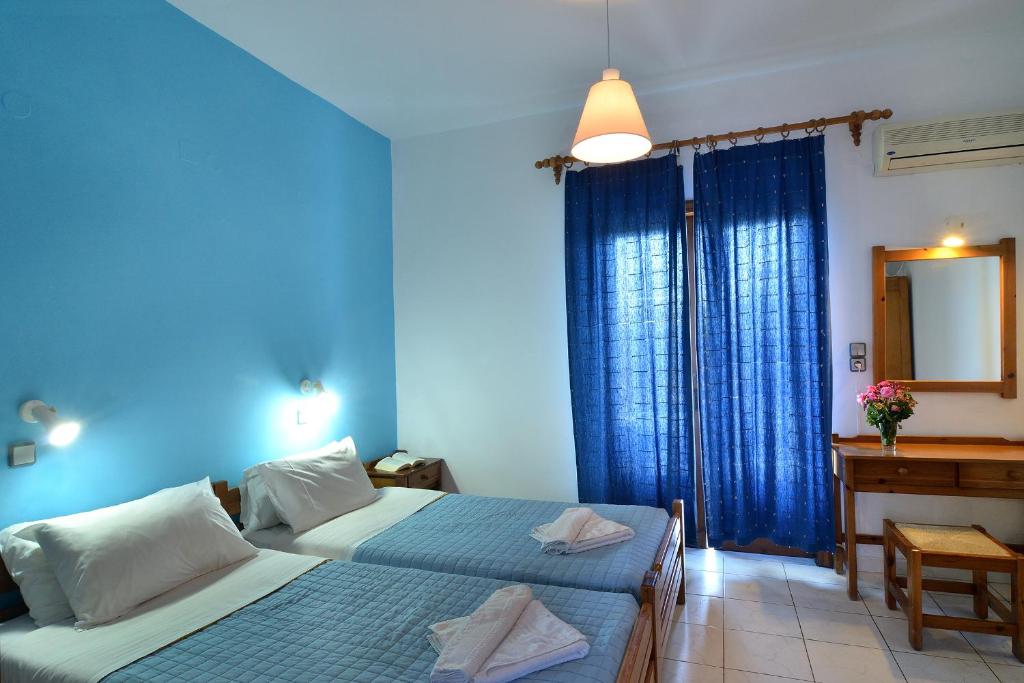 Posteľ alebo postele v izbe v ubytovaní San Antonio Apartments