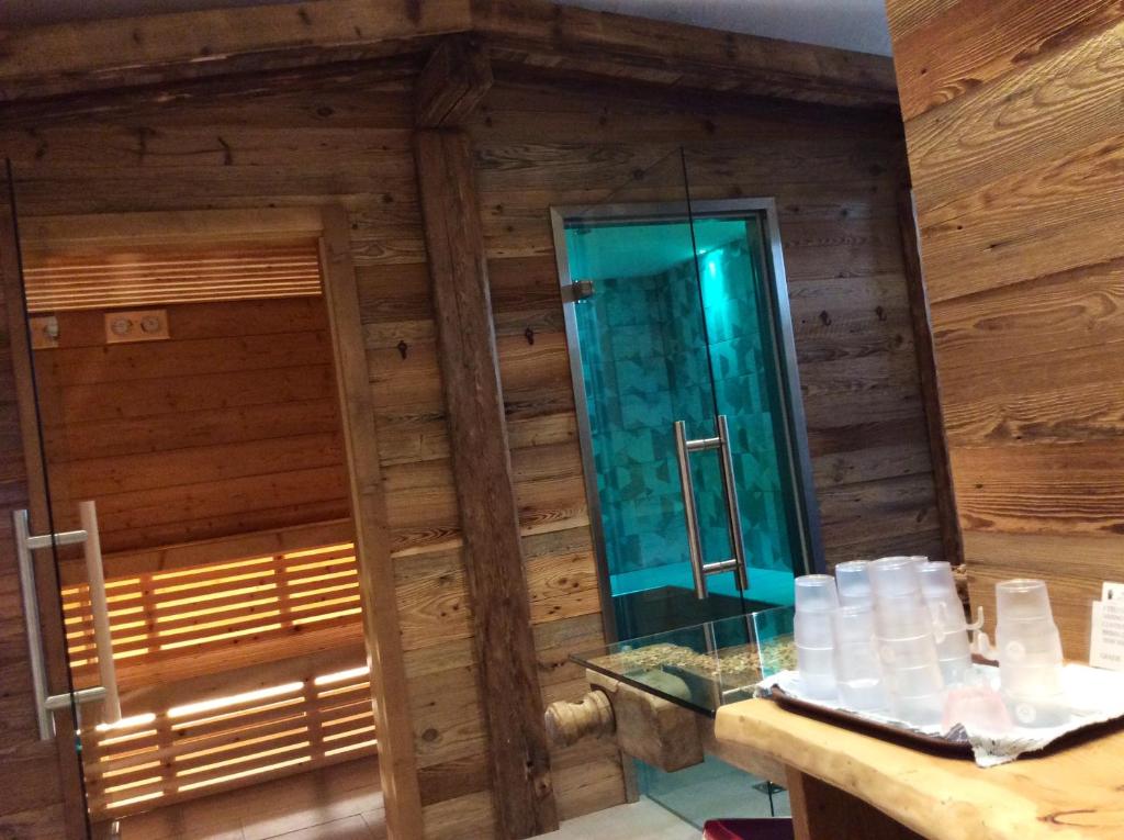 Koupelna v ubytování Hotel Al Lago