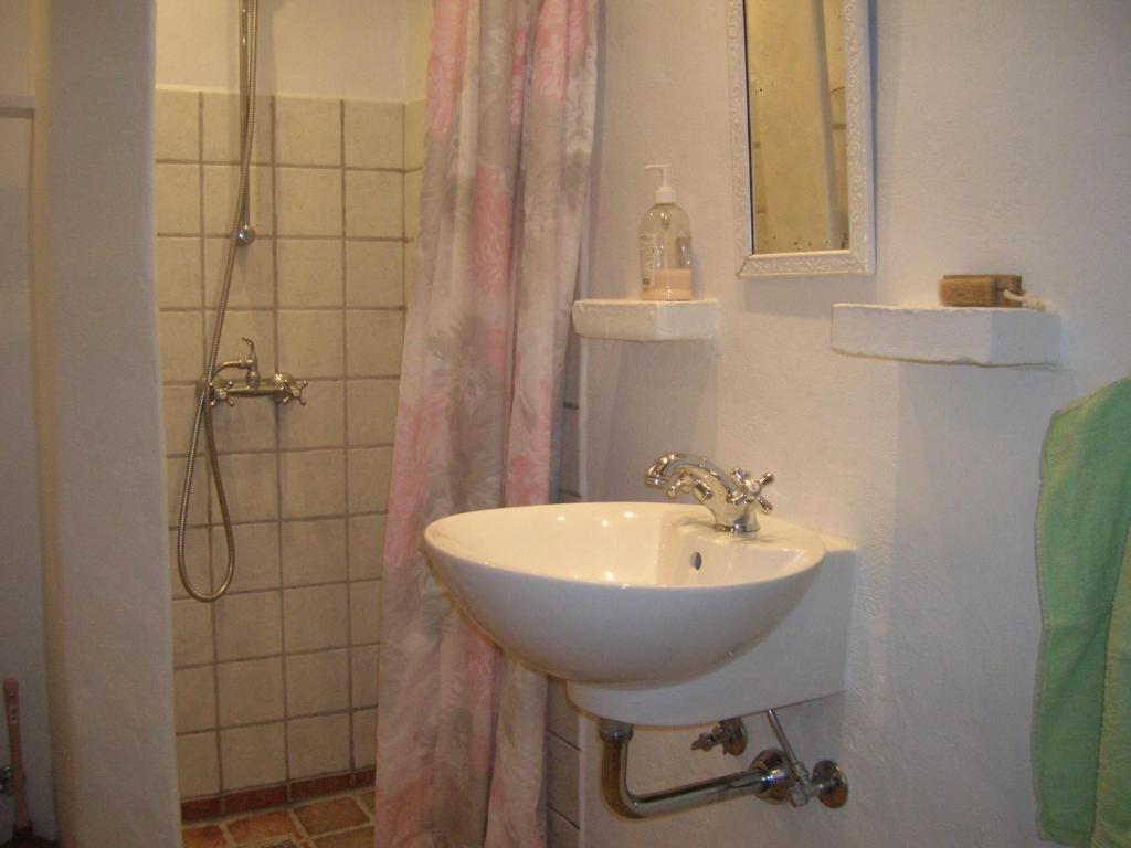 Koupelna v ubytování Vranum Guesthouse