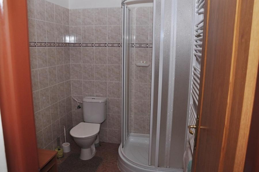 Koupelna v ubytování Penzion Severák