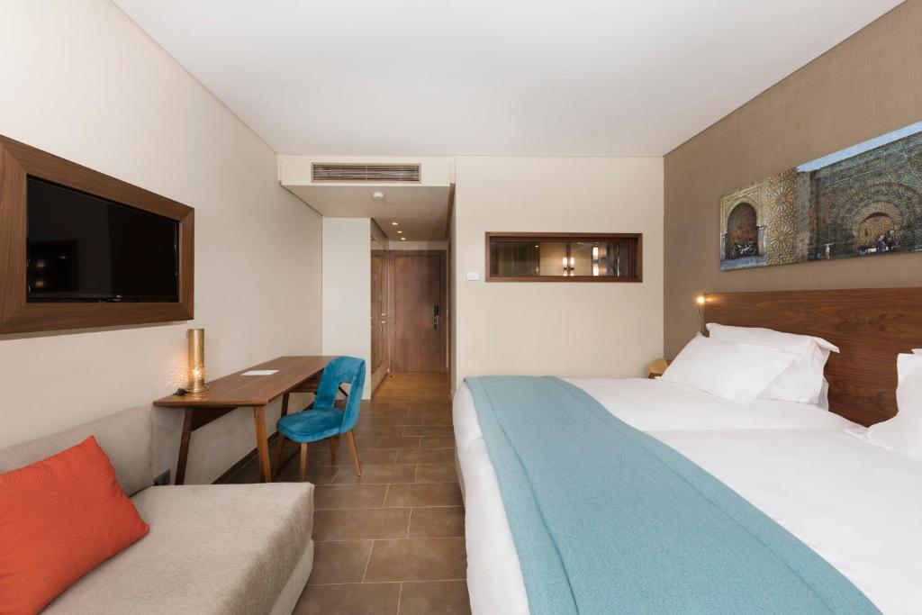 Postel nebo postele na pokoji v ubytování Be Live Experience Marrakech Palmeraie - All Inclusive