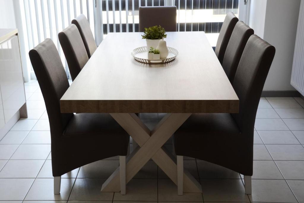 Posezení v ubytování Oostende Appartement