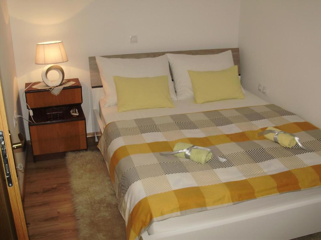 Posteľ alebo postele v izbe v ubytovaní Apartment Maximilian-free parking!!!