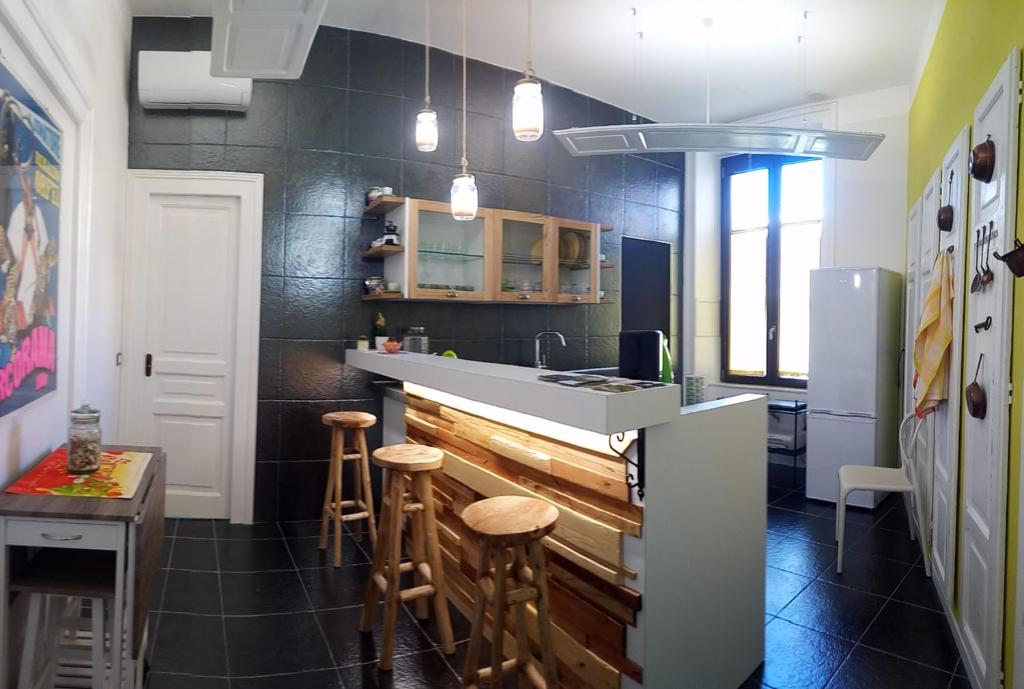 Kuchyň nebo kuchyňský kout v ubytování Primo Posto