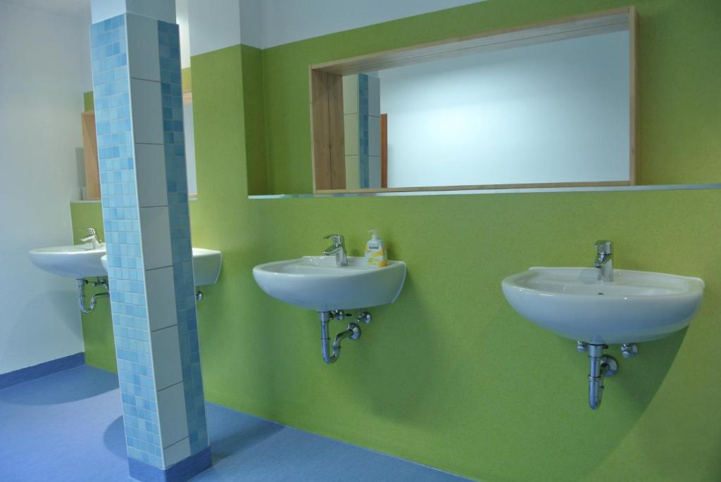 Vannituba majutusasutuses Steffis Hostel Heidelberg
