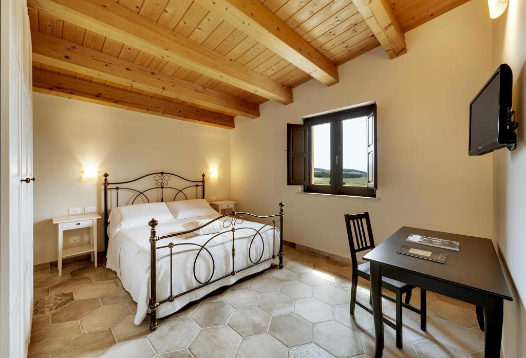 Postel nebo postele na pokoji v ubytování Aruciméli Rural Resort