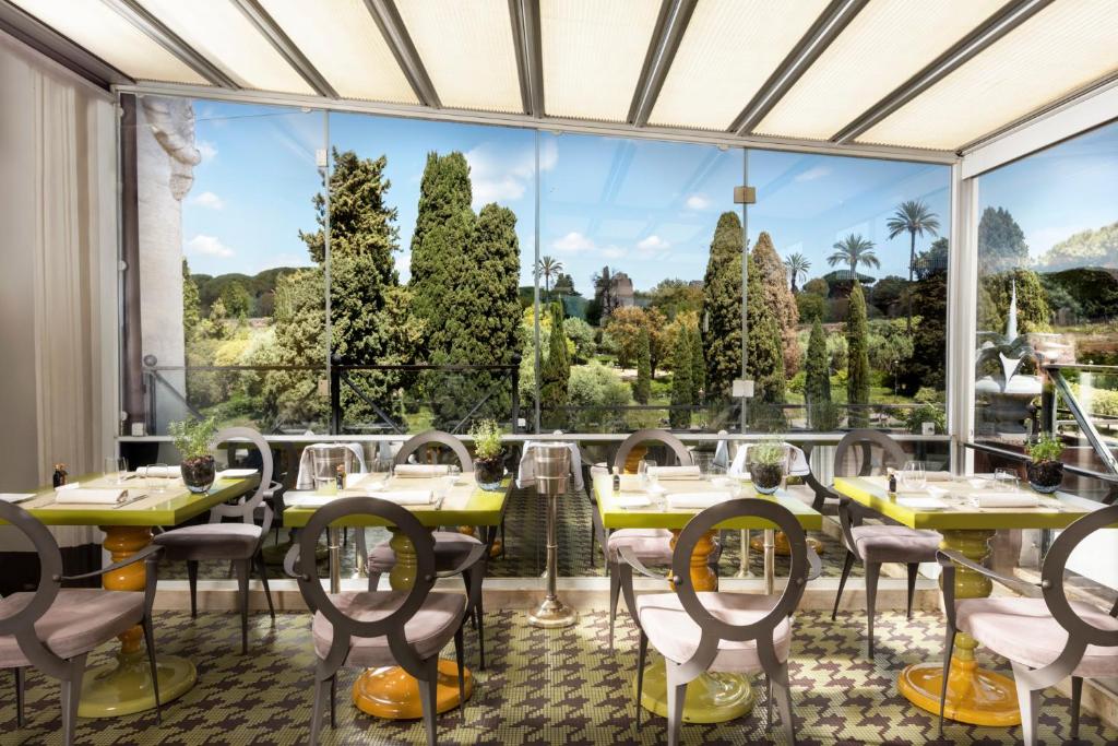 Restaurace v ubytování Hotel Palazzo Manfredi – Small Luxury Hotels of the World