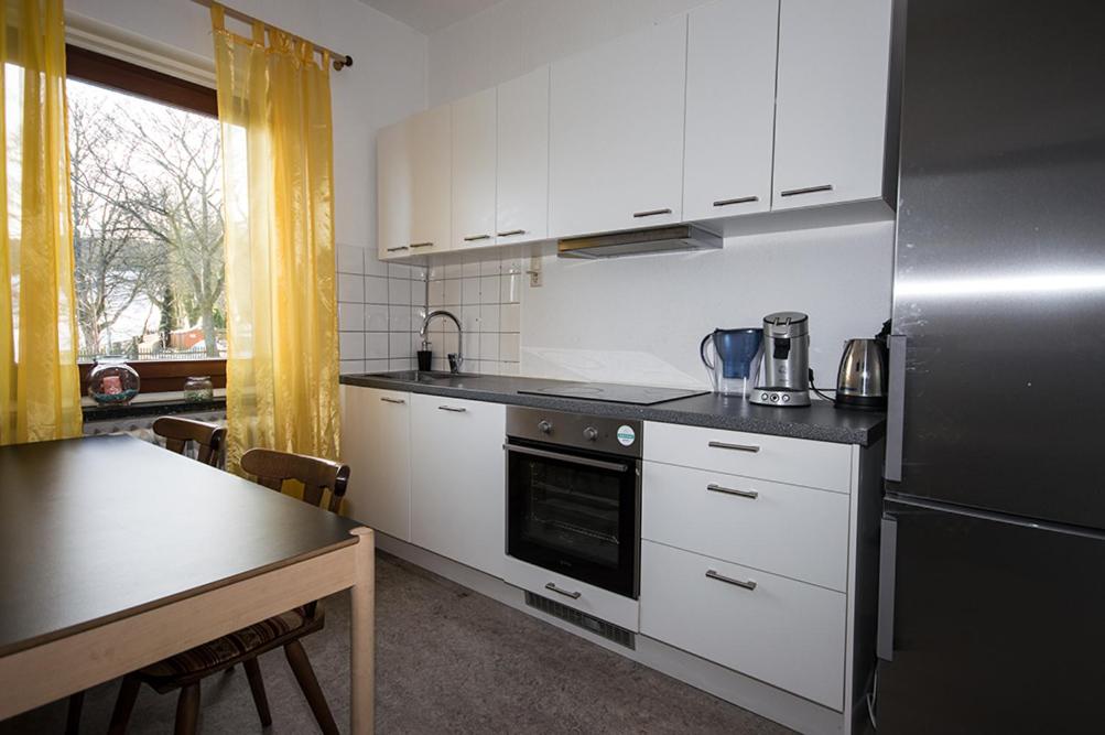 Kuchyň nebo kuchyňský kout v ubytování Hotel & Hostel Drei Bären