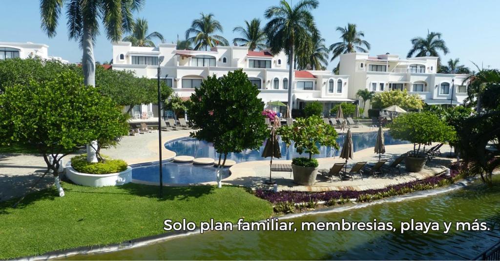 Zahrada ubytování Villa Privada ubicada en el campo de Golf del Hotel Vidanta Mayan Palace
