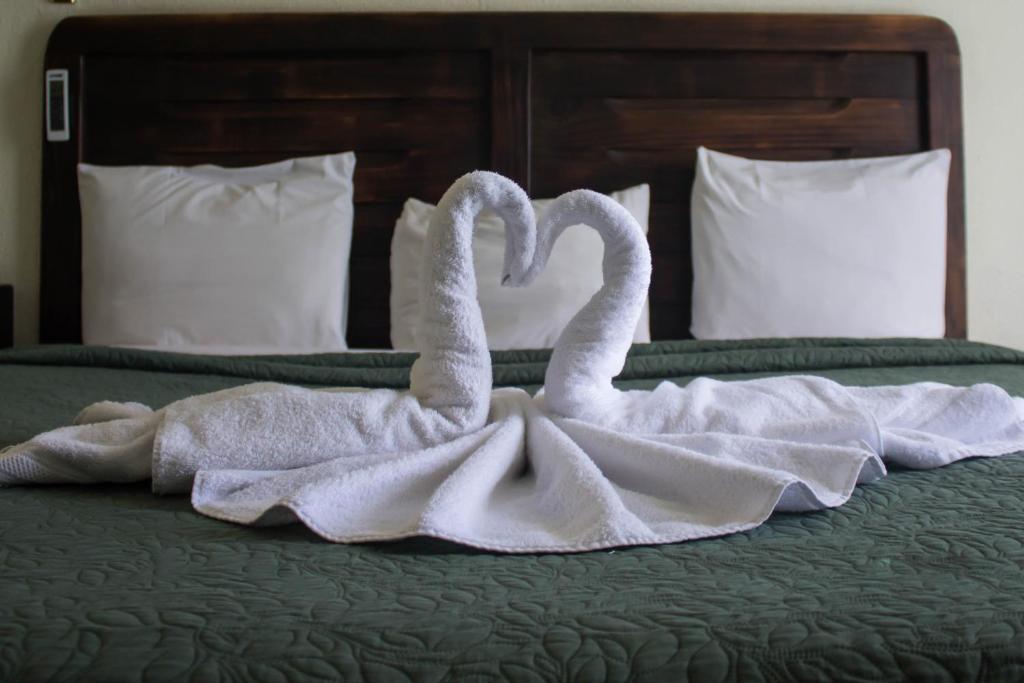 Postel nebo postele na pokoji v ubytování Nuevo Maragato Hotel & Hostel