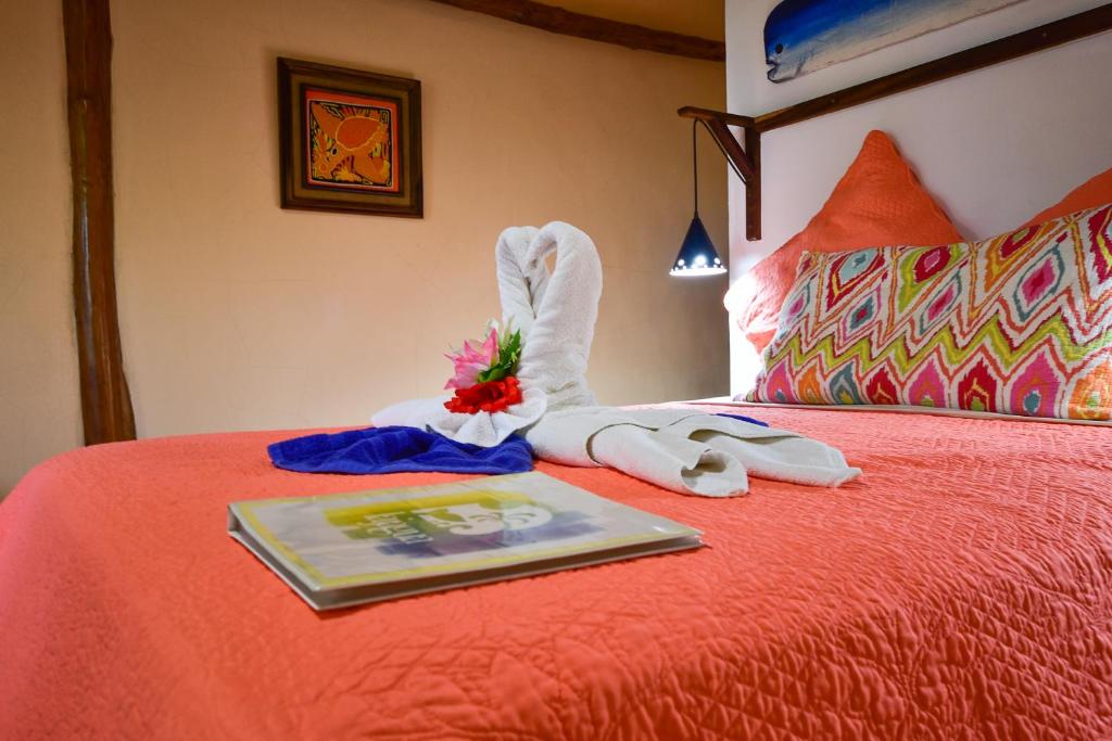 Postel nebo postele na pokoji v ubytování Casa Lajagua