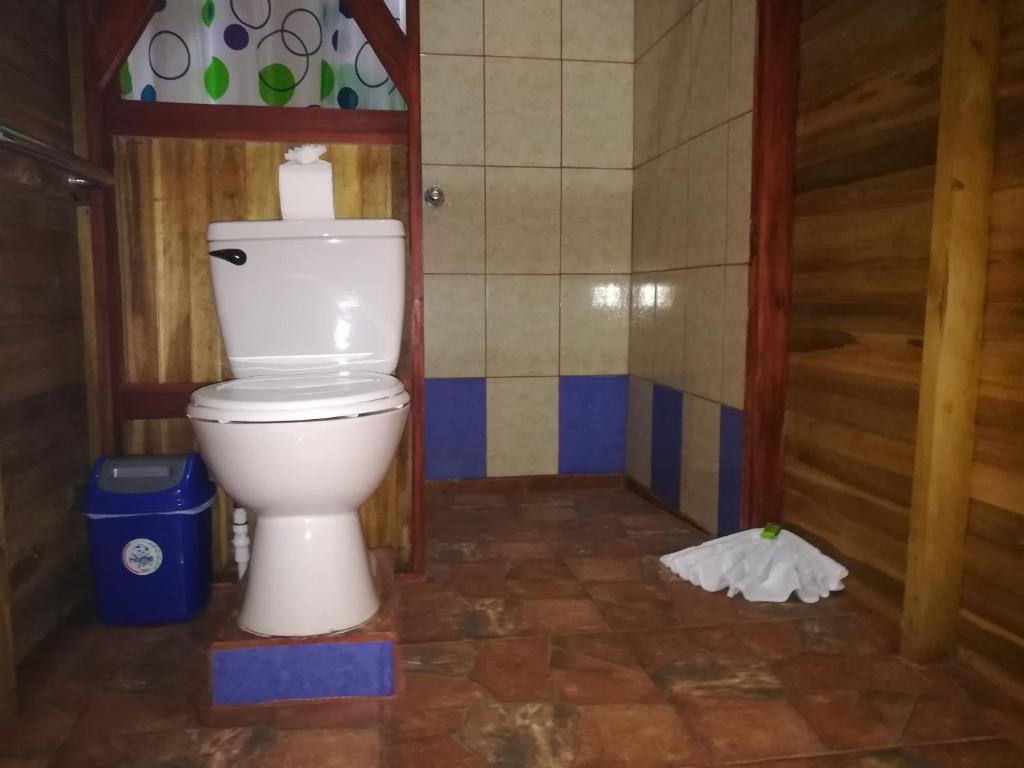 Koupelna v ubytování Rincon Verde