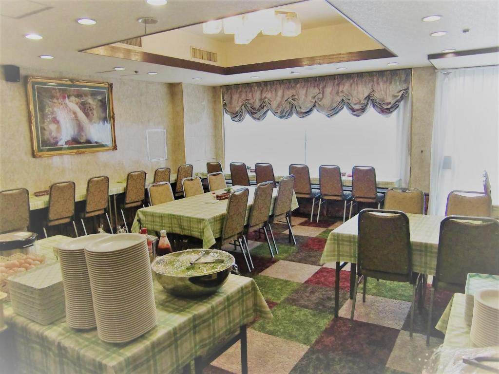 Posezení v ubytování Ryogoku River Hotel
