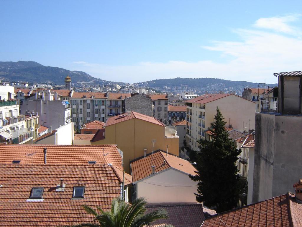 Een algemene foto van de bergen of uitzicht op de bergen vanuit het appartement