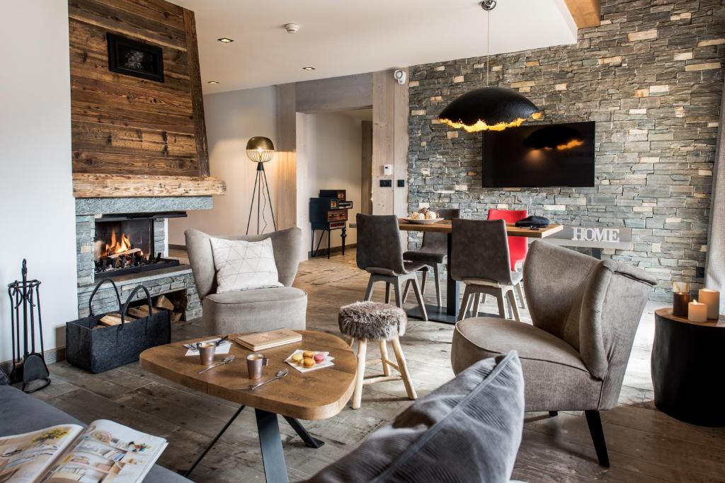 Posezení v ubytování Chalet Skadi - Village Montana