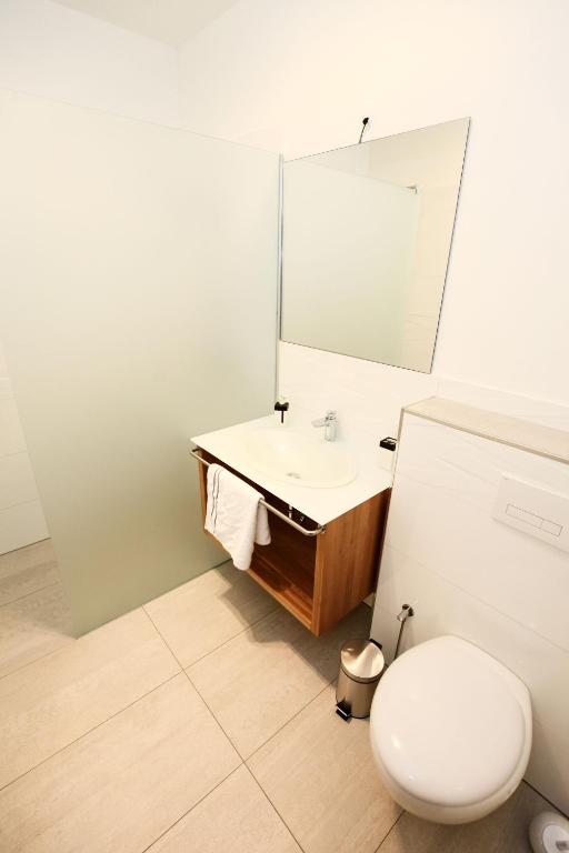 Koupelna v ubytování Gästezimmer Hurem