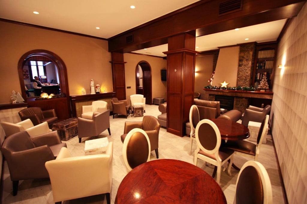 A seating area at Hotel Pyrénées