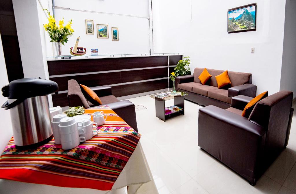 Posezení v ubytování Hotel Peru Real