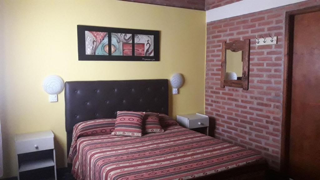 Postel nebo postele na pokoji v ubytování Hosteria Santa Francisca
