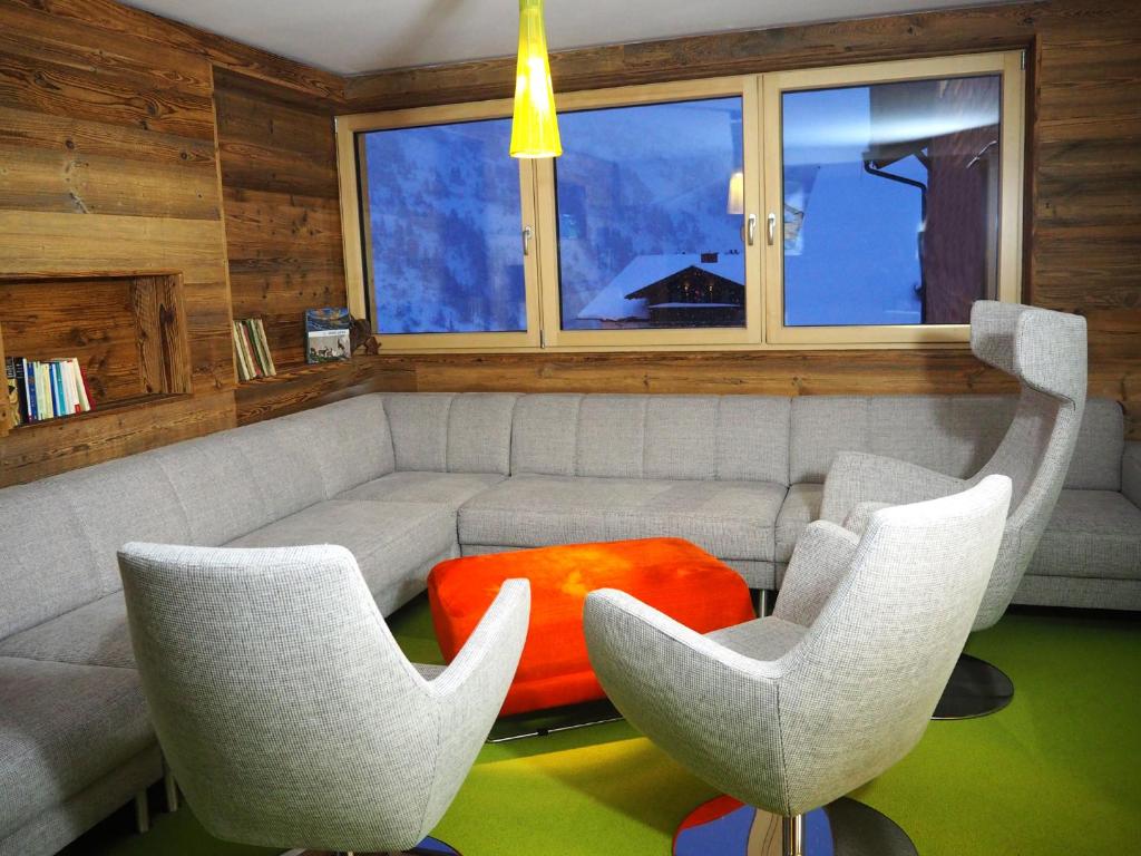 Posezení v ubytování DAV-Haus (Alpenverein)