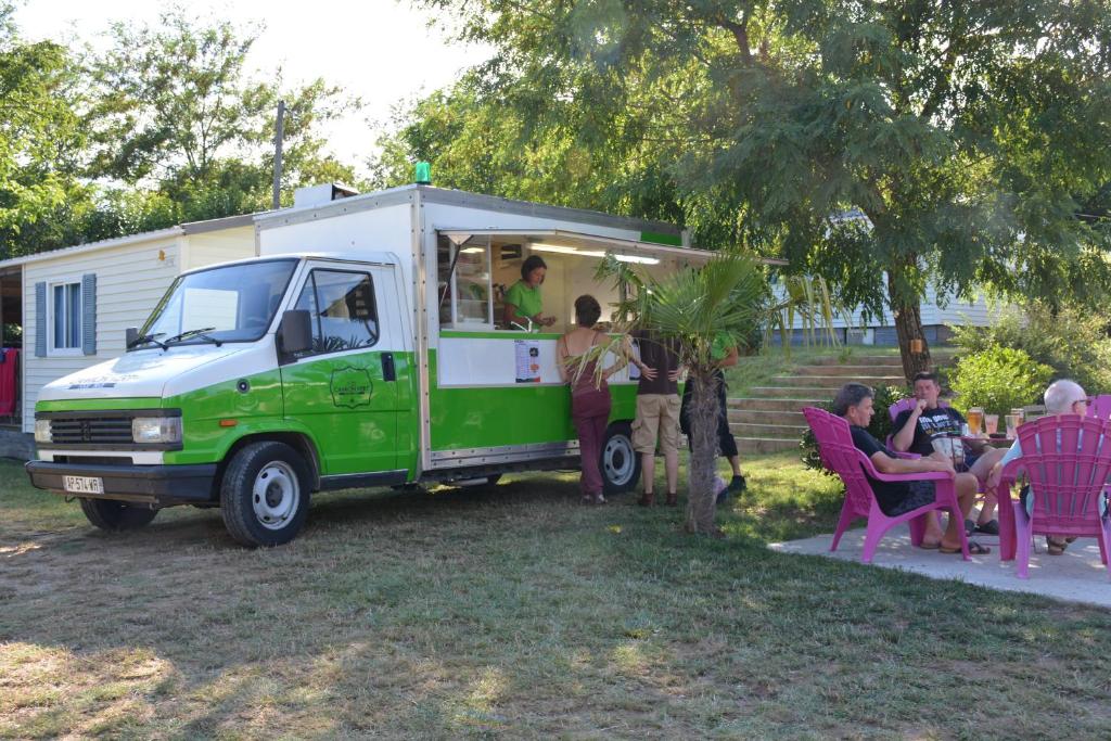 Zahrada ubytování Camping Le Coin Charmant
