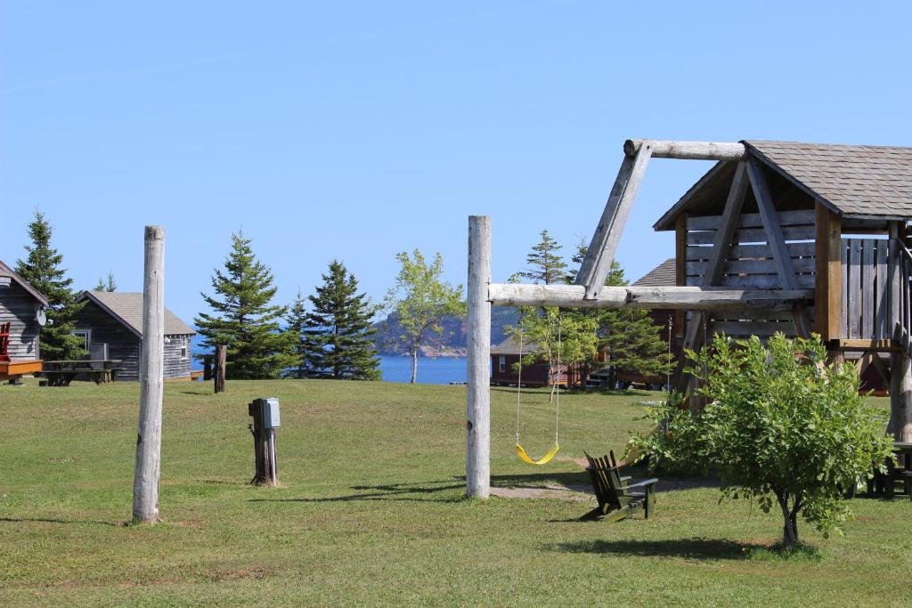Zahrada ubytování Chalets Nature Océan