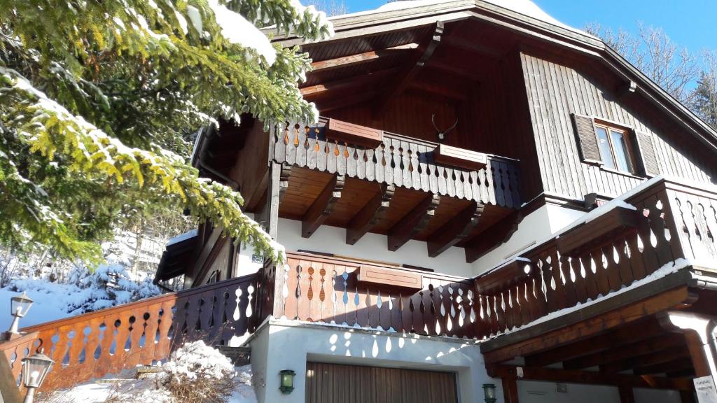 Balkón nebo terasa v ubytování Haus Rathore