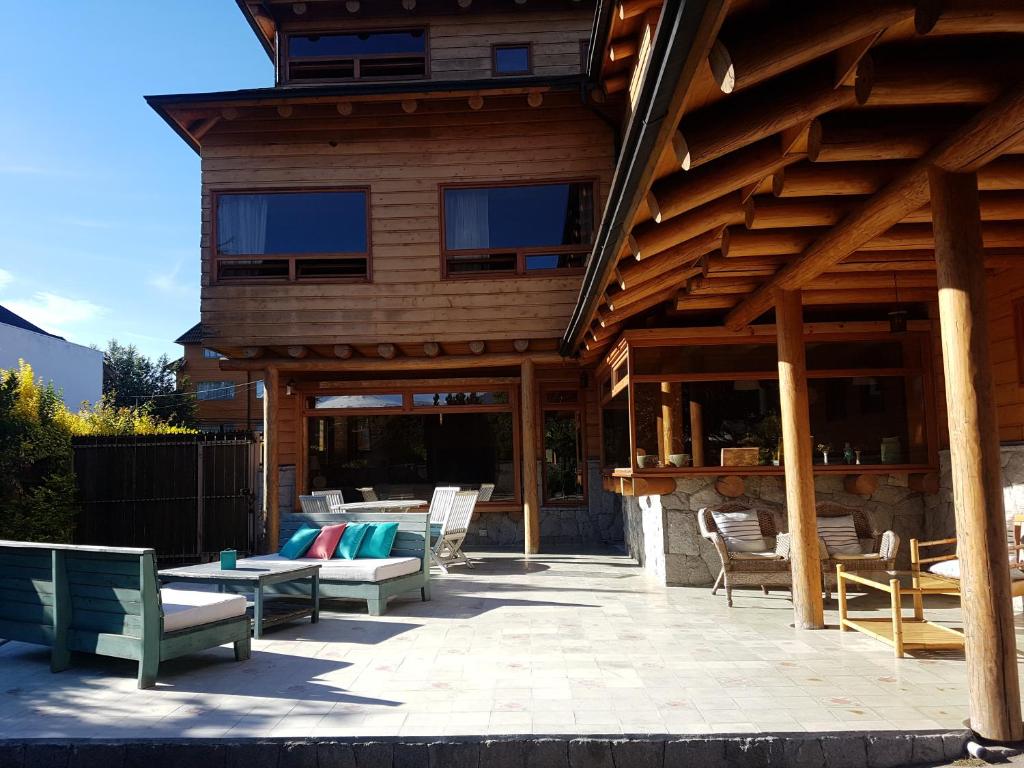 Balkón nebo terasa v ubytování B&B de German