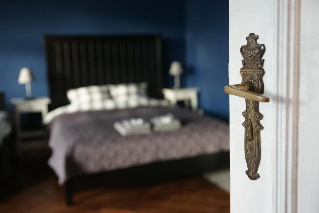 Posteľ alebo postele v izbe v ubytovaní Wilhelmstadt Apartment 90m - PARKING