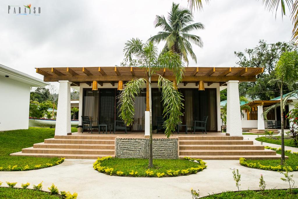 Zahrada ubytování Paraiso Rainforest and Beach Hotel