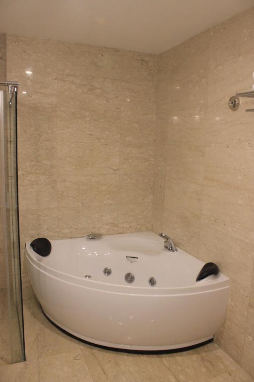 Koupelna v ubytování Biz Hotel Batam
