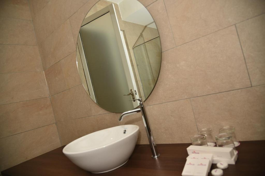 Koupelna v ubytování Casa Bonita Hotel