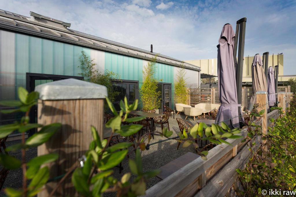 Zahrada ubytování Hotel Libera Caen Colombelles