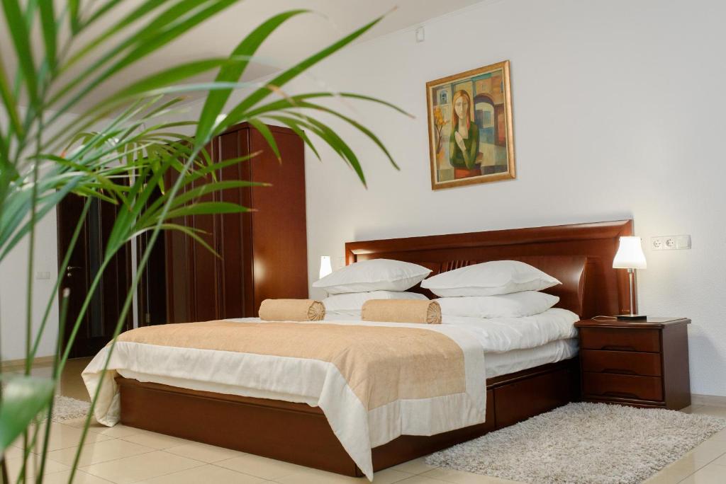 Postel nebo postele na pokoji v ubytování M&M Aparthotel