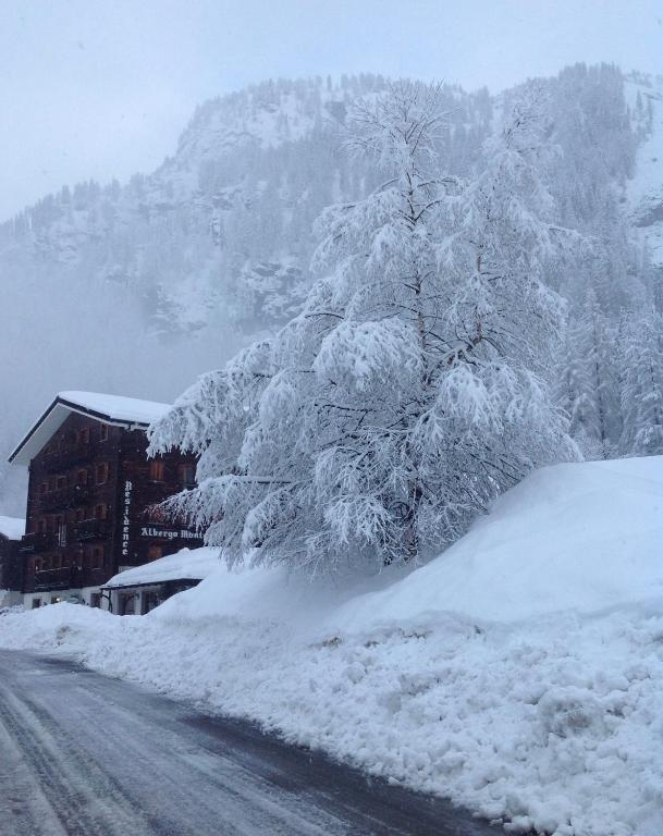 B&B Monte Giove Formazza v zimě