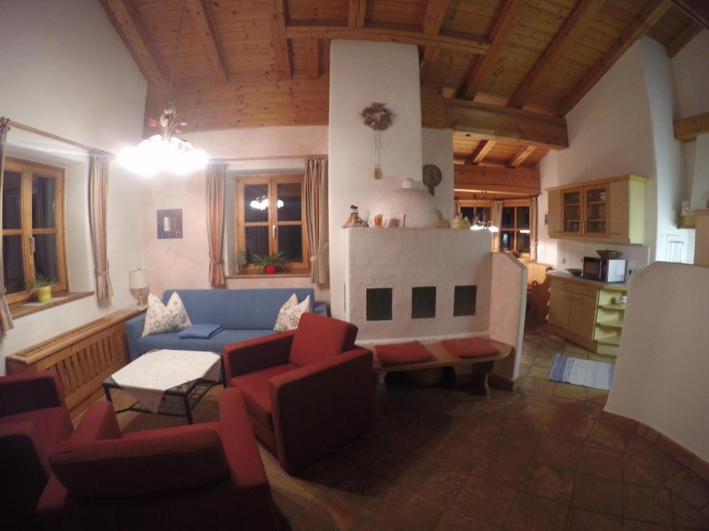 Posezení v ubytování Landhaus Jetzbach