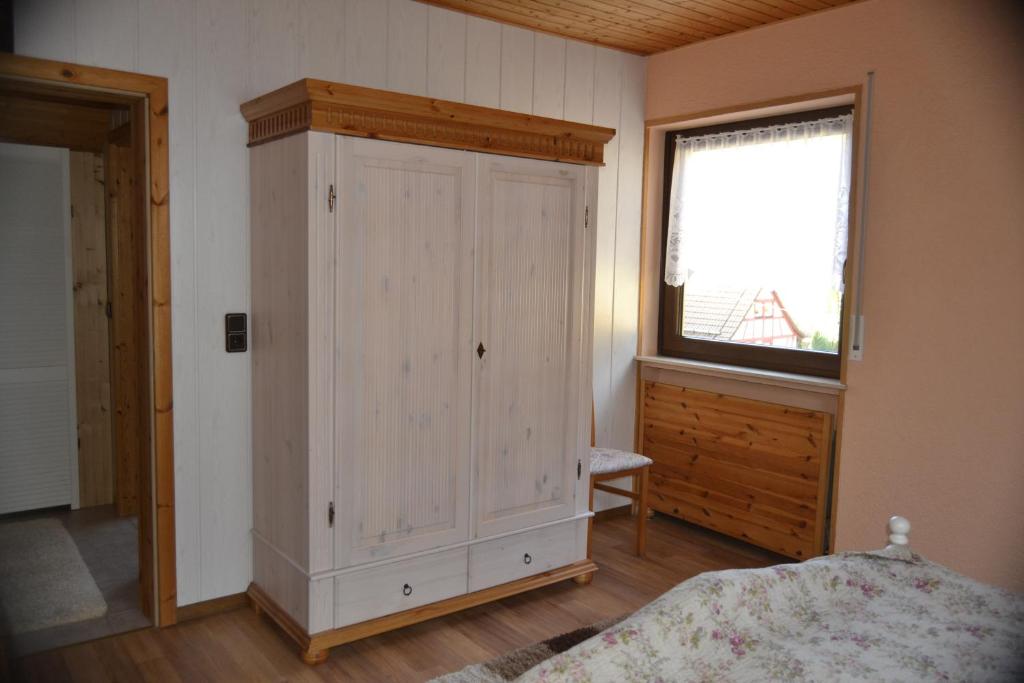 Postel nebo postele na pokoji v ubytování Haus Moser