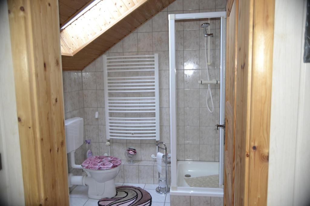 Koupelna v ubytování Haus Moser