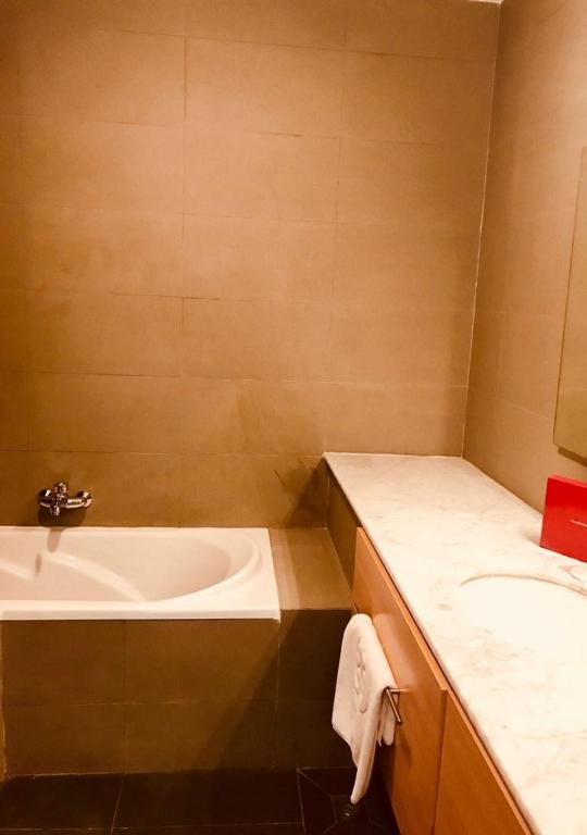 Koupelna v ubytování Pefaco Hotel Maya Maya