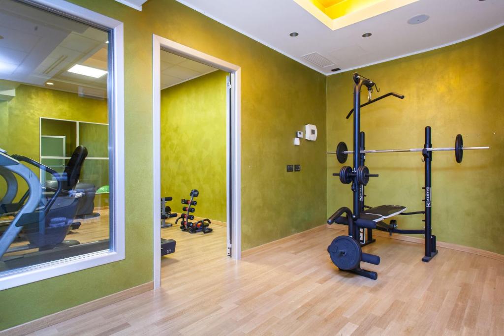 Fitness centrum a/nebo fitness zařízení v ubytování Palace Hotel Zingonia