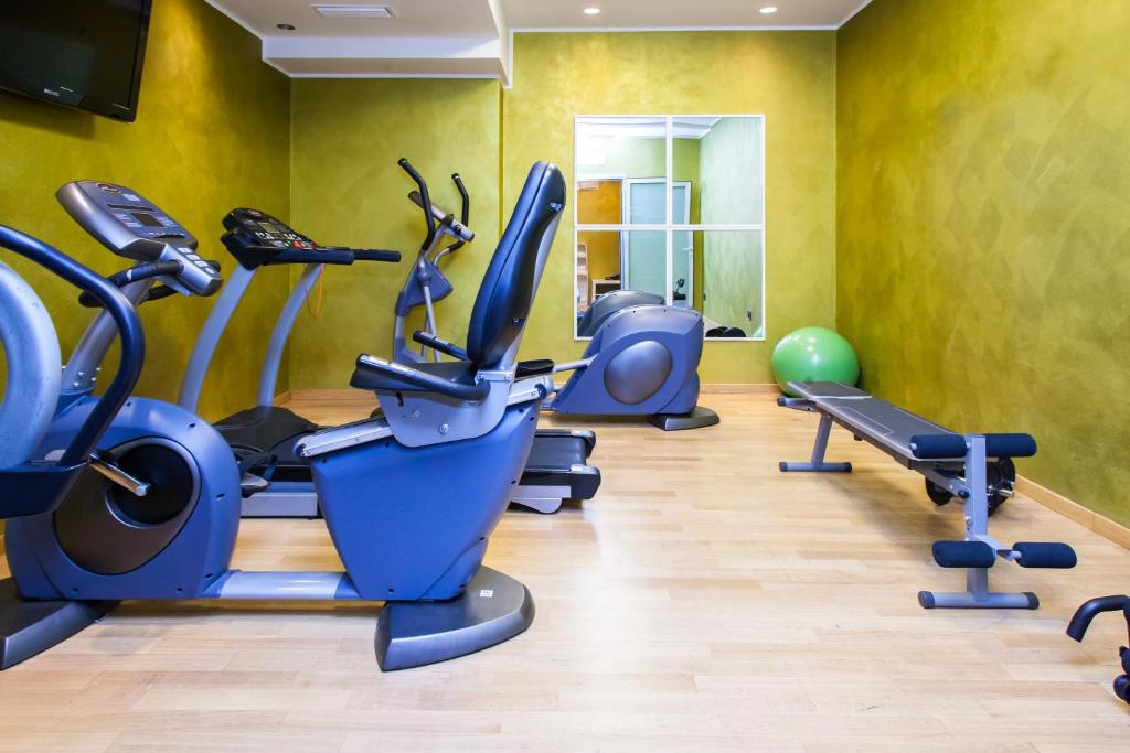 Fitness centrum a/nebo fitness zařízení v ubytování Palace Hotel Zingonia