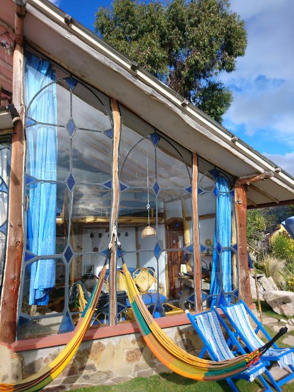 Zahrada ubytování Hostal Las Olas