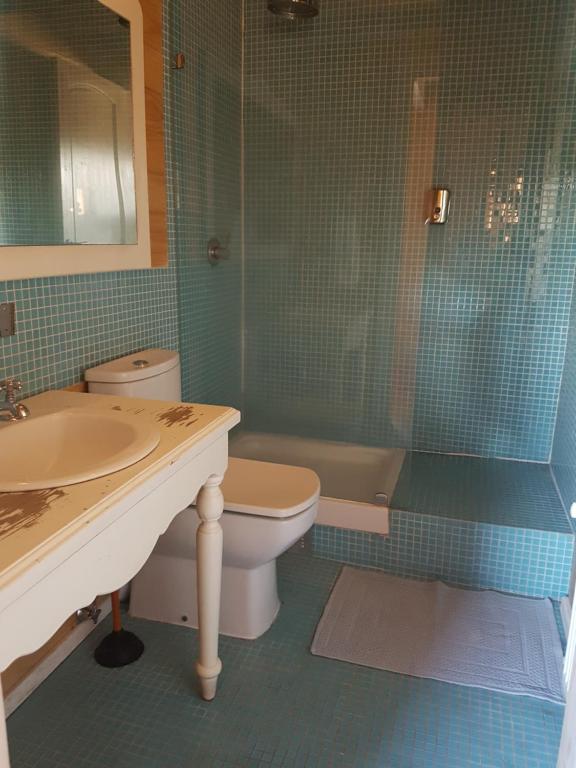 Koupelna v ubytování B&B de German