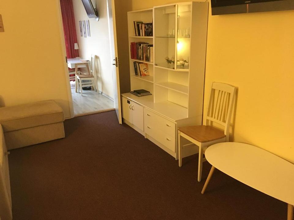 Kuchyň nebo kuchyňský kout v ubytování Carolina Hotel