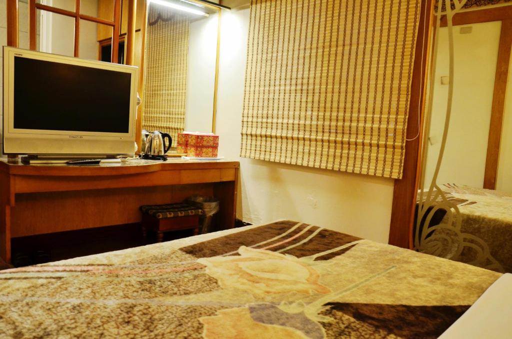 TV a/nebo společenská místnost v ubytování Family Hotel - Linsen
