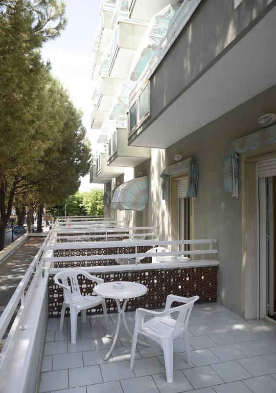 Balkón nebo terasa v ubytování Hotel Vienna